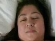 Stabilized video of throat fuck