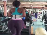 Big Booty Ebony at the Gym