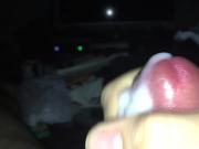 Small Cock Cumshot Pt2