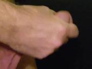 Close-up cumshot right in his fucking mouth