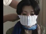 Chihiro Koganezaki Japanese Fetish Queen gagged and bound 1