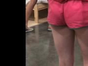 Agora Candid Pink Gym Shorts