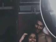 Sri lankan boy Rubbing his dick girl friend ass.