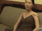 Slender Korean hostess prostitutes herself for money