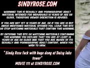 Sindy Rose fucked with a huge dong at Daisy tower & prolapse