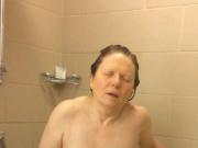 60+ Big Tits Mom Shower Masturbation by MarieRocks