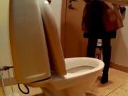 Nice women on toilet