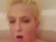 Big tits bath masturbation