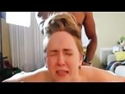 Hot interracial doggystyle facing camera