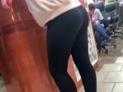 Tonya's Candid Leggings Ass