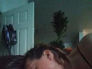She loves sucking the head!