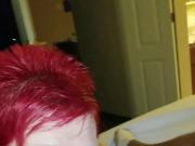 Mature Red Hair QUEEN OF SPADES GIVES AWESOME HEAD IN HOTEL