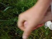 Cum in the forest