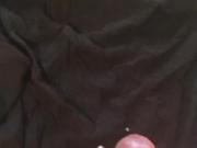 Cumming on my sweaty gym shirt