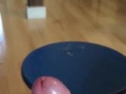 Cum on table