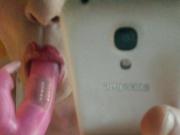 Sissy gagging for cock