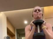 Lindsey Vonn workout 2-4-2020