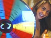 Cute amateur teasing and dancing on cam