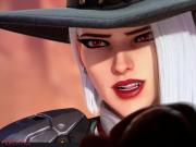 Ashe Overwatch Cum Tribute