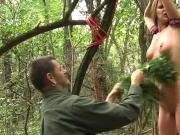 Brutal caning and nettle torture