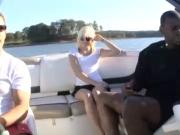 Very Sexy Blonde Fucked Hard By Lucky BBC On Boat