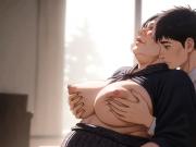 Stepson come in stepmom room and seduce her while father is on same bed