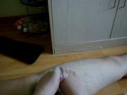 my wife nylon footjob!!!