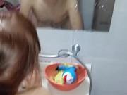 Korean milf fucked at home