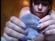 Epic sexy girl in stinky dirty socks