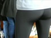 ass gray leggings