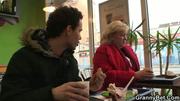 Fast food granny fucked