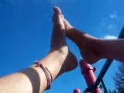 Playing Footsie in the Sky