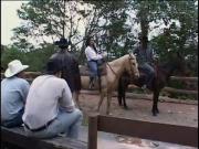 Cowboys Watching Hot Couple fucking in Farm