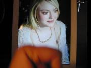 Dakota Fanning cumtribute - february 2014