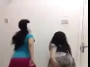 Two hot anonymous arab girls twerking