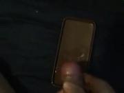 Cum on something
