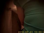 SEXY MILF WEARING THONG HIDDEN CAM IN BATHROOM