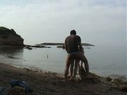 my ex and i public beach fuck