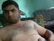 Masturbating Turkey-Turkish Hairy Cub Husnu Jacks Off