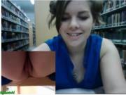 Webcam Girl in Library 09