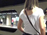 Nice ass in french metro