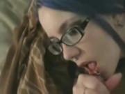 Punk Amateur Gets A Dick In Her Butt And Cum On Her Face