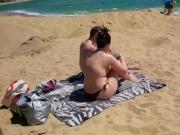 Topless girl on the beach part2