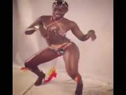 Ebony Belly Dancer