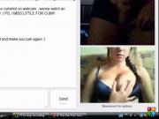 me jerking for her on omegle