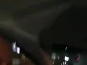 Brazilian bitch show her pussy in a car