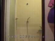 The girl who put it on to the shower after movement