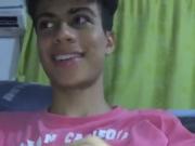 super cute twink playing with his cock