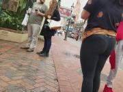 Creep Shots Bourbon St big booty see thru leggings VPL