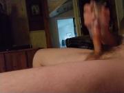 Very small bottle jacking my skinny cock for the first time.